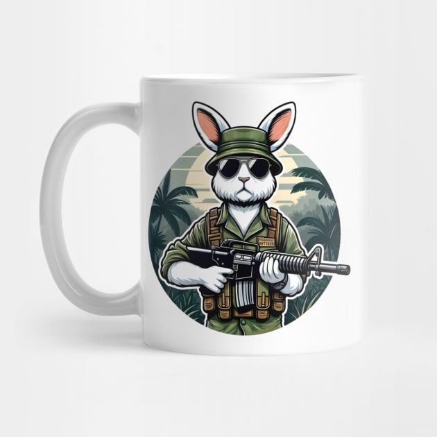 Tactical Rabbit by Rawlifegraphic